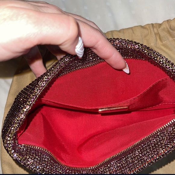 Christian Louboutin Maykimay Purple Crystal Clutch - Picture 2 of 6